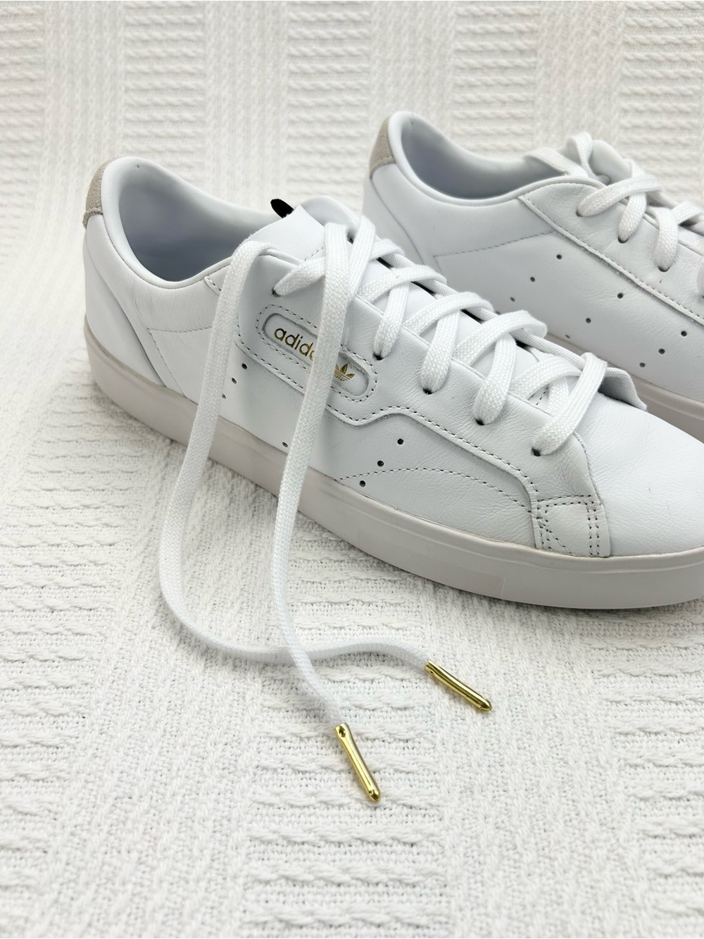 Adidas Sleek Sneaker Cloud White DB3258 Size Women's 9 - Picture 9 of 16